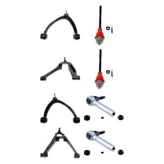 Dorman® - OE Solutions™ Front Lower and Upper Control Arm with Ball Joint and Tie Rod End Kit
