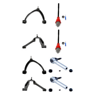 Dorman® - OE Solutions™ Front Lower and Upper Control Arm with Ball Joint and Tie Rod End Kit