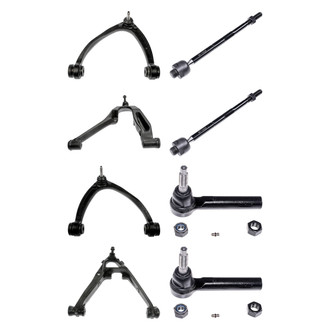 Dorman® - OE Solutions™ Front Lower and Upper Control Arm with Ball Joint and Tie Rod End Kit