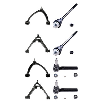 Dorman® - OE Solutions™ Front Lower and Upper Control Arm with Ball Joint and Tie Rod End Kit