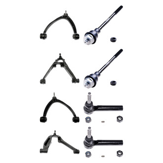 Dorman® - OE Solutions™ Front Lower and Upper Control Arm with Ball Joint and Tie Rod End Kit
