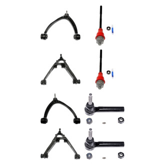 Dorman® - OE Solutions™ Front Lower and Upper Control Arm with Ball Joint and Tie Rod End Kit