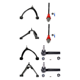Dorman® - OE Solutions™ Front Lower and Upper Control Arm with Ball Joint and Tie Rod End Kit
