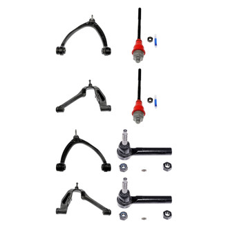Dorman® - OE Solutions™ Front Lower and Upper Control Arm with Ball Joint and Tie Rod End Kit