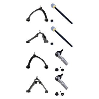 Dorman® - OE Solutions™ Front Lower and Upper Control Arm with Ball Joint and Tie Rod End Kit