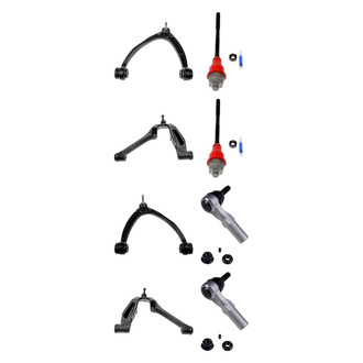 Dorman® - OE Solutions™ Front Lower and Upper Control Arm with Ball Joint and Tie Rod End Kit