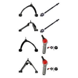 Dorman® - OE Solutions™ Front Lower and Upper Control Arm with Ball Joint and Tie Rod End Kit