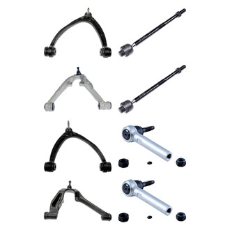 Dorman® - OE Solutions™ Front Lower and Upper Control Arm with Ball Joint and Tie Rod End Kit