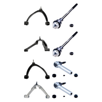 Dorman® - OE Solutions™ Front Lower and Upper Control Arm with Ball Joint and Tie Rod End Kit