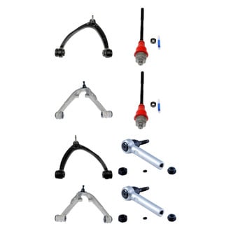 Dorman® - OE Solutions™ Front Lower and Upper Control Arm with Ball Joint and Tie Rod End Kit