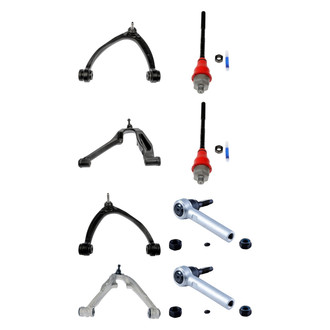 Dorman® - OE Solutions™ Front Lower and Upper Control Arm with Ball Joint and Tie Rod End Kit