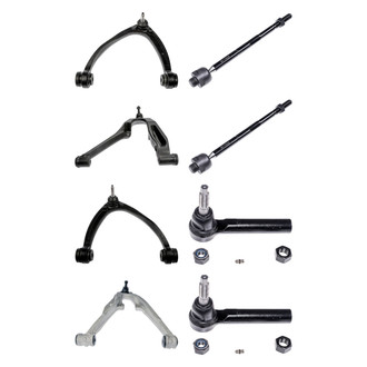 Dorman® - OE Solutions™ Front Lower and Upper Control Arm with Ball Joint and Tie Rod End Kit