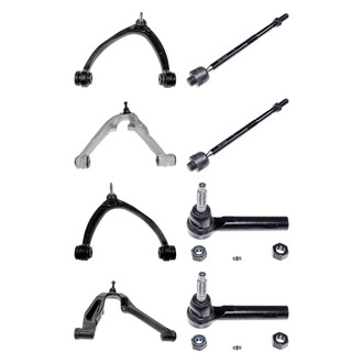 Dorman® - OE Solutions™ Front Lower and Upper Control Arm with Ball Joint and Tie Rod End Kit