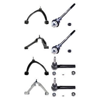 Dorman® - OE Solutions™ Front Lower and Upper Control Arm with Ball Joint and Tie Rod End Kit