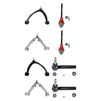 Dorman® - OE Solutions™ Front Lower and Upper Control Arm with Ball Joint and Tie Rod End Kit