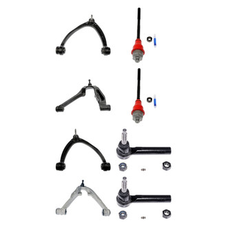Dorman® - OE Solutions™ Front Lower and Upper Control Arm with Ball Joint and Tie Rod End Kit