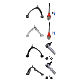 Dorman® - OE Solutions™ Front Lower and Upper Control Arm with Ball Joint and Tie Rod End Kit