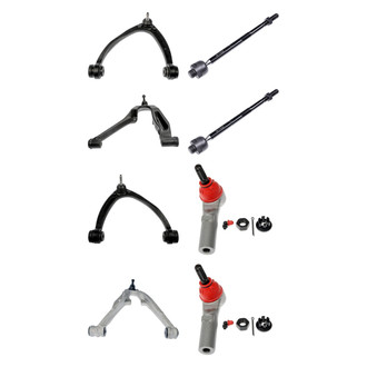 Dorman® - OE Solutions™ Front Lower and Upper Control Arm with Ball Joint and Tie Rod End Kit