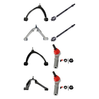 Dorman® - OE Solutions™ Front Lower and Upper Control Arm with Ball Joint and Tie Rod End Kit