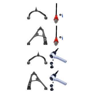 Dorman® - OE Solutions™ Front Lower and Upper Control Arm with Ball Joint and Tie Rod End Kit