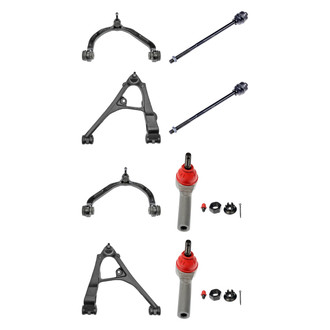 Dorman® - OE Solutions™ Front Lower and Upper Control Arm with Ball Joint and Tie Rod End Kit