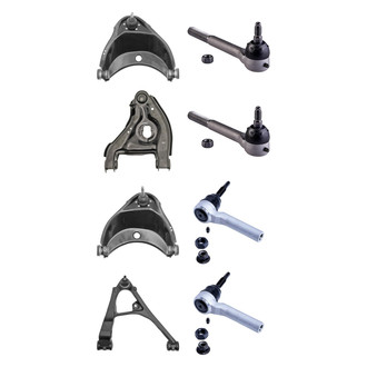 Dorman® - OE Solutions™ Front Lower and Upper Control Arm with Ball Joint and Tie Rod End Kit