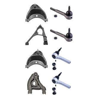Dorman® - OE Solutions™ Front Lower and Upper Control Arm with Ball Joint and Tie Rod End Kit