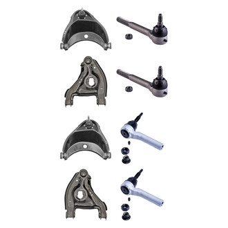 Dorman® - OE Solutions™ Front Lower and Upper Control Arm with Ball Joint and Tie Rod End Kit