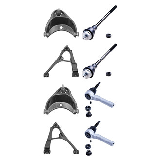 Dorman® - OE Solutions™ Front Lower and Upper Control Arm with Ball Joint and Tie Rod End Kit