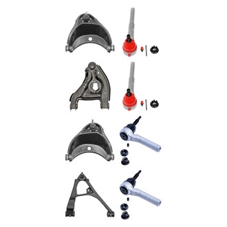 Dorman® - OE Solutions™ Front Lower and Upper Control Arm with Ball Joint and Tie Rod End Kit