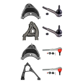 Dorman® - OE Solutions™ Front Lower and Upper Control Arm with Ball Joint and Tie Rod End Kit