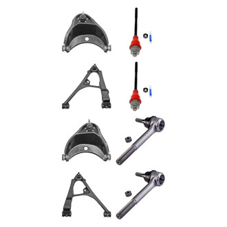 Dorman® - OE Solutions™ Front Lower and Upper Control Arm with Ball Joint and Tie Rod End Kit
