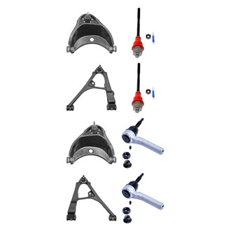Dorman® - OE Solutions™ Front Lower and Upper Control Arm with Ball Joint and Tie Rod End Kit