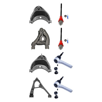 Dorman® - OE Solutions™ Front Lower and Upper Control Arm with Ball Joint and Tie Rod End Kit
