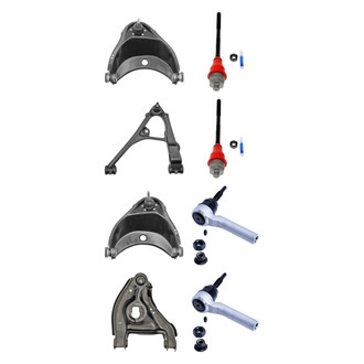 Dorman® - OE Solutions™ Front Lower and Upper Control Arm with Ball Joint and Tie Rod End Kit