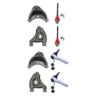 Dorman® - OE Solutions™ Front Lower and Upper Control Arm with Ball Joint and Tie Rod End Kit