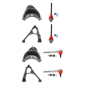 Dorman® - OE Solutions™ Front Lower and Upper Control Arm with Ball Joint and Tie Rod End Kit