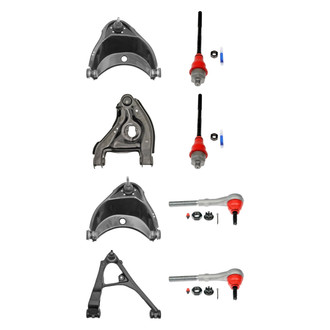 Dorman® - OE Solutions™ Front Lower and Upper Control Arm with Ball Joint and Tie Rod End Kit