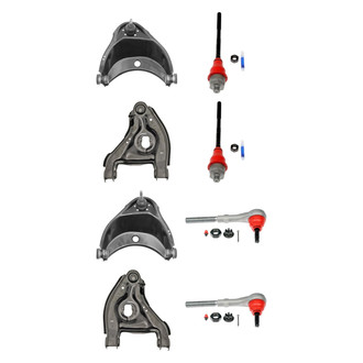 Dorman® - OE Solutions™ Front Lower and Upper Control Arm with Ball Joint and Tie Rod End Kit