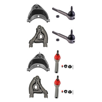 Dorman® - OE Solutions™ Front Lower and Upper Control Arm with Ball Joint and Tie Rod End Kit