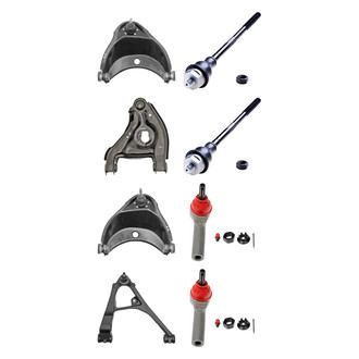 Dorman® - OE Solutions™ Front Lower and Upper Control Arm with Ball Joint and Tie Rod End Kit