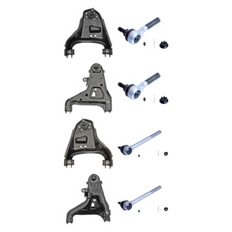 Dorman® - OE Solutions™ Front Lower and Upper Control Arm with Ball Joint and Tie Rod End Kit