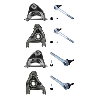 Dorman® - OE Solutions™ Front Lower and Upper Control Arm with Ball Joint and Tie Rod End Kit