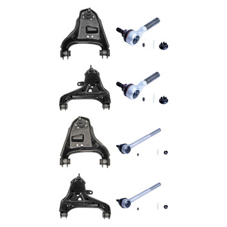 Dorman® - OE Solutions™ Front Lower and Upper Control Arm with Ball Joint and Tie Rod End Kit