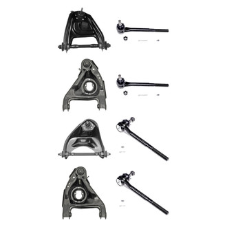 Dorman® - OE Solutions™ Front Lower and Upper Control Arm with Ball Joint and Tie Rod End Kit