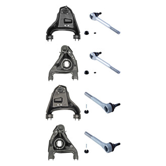 Dorman® - OE Solutions™ Front Lower and Upper Control Arm with Ball Joint and Tie Rod End Kit