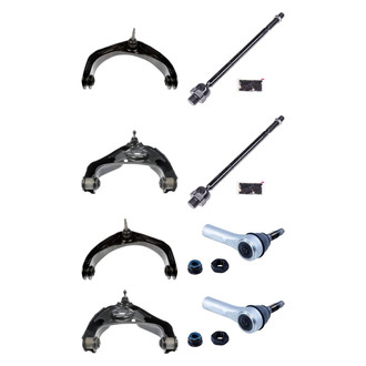 Dorman® - OE Solutions™ Front Lower and Upper Control Arm with Ball Joint and Tie Rod End Kit