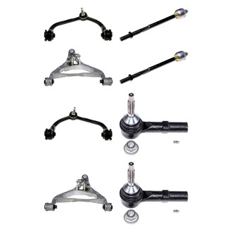 Dorman® - OE Solutions™ Front Lower and Upper Control Arm with Ball Joint and Tie Rod End Kit