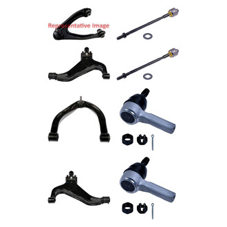 Dorman® - OE Solutions™ Front Lower and Upper Control Arm with Ball Joint and Tie Rod End Kit