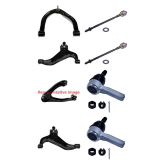 Dorman® - OE Solutions™ Front Lower and Upper Control Arm with Ball Joint and Tie Rod End Kit